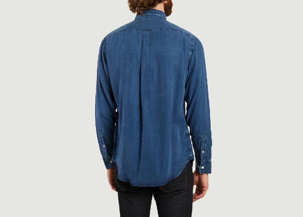 L'exception Chemise Levon Indigo No Nationality 07