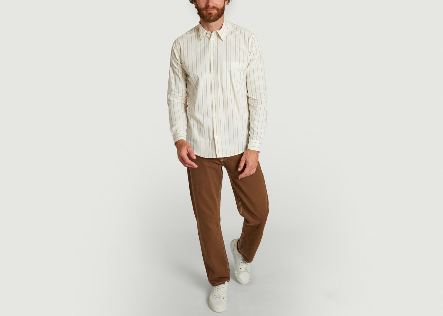 L'exception Chemise Liam 13072 Blanc Samsoe & Samsoe