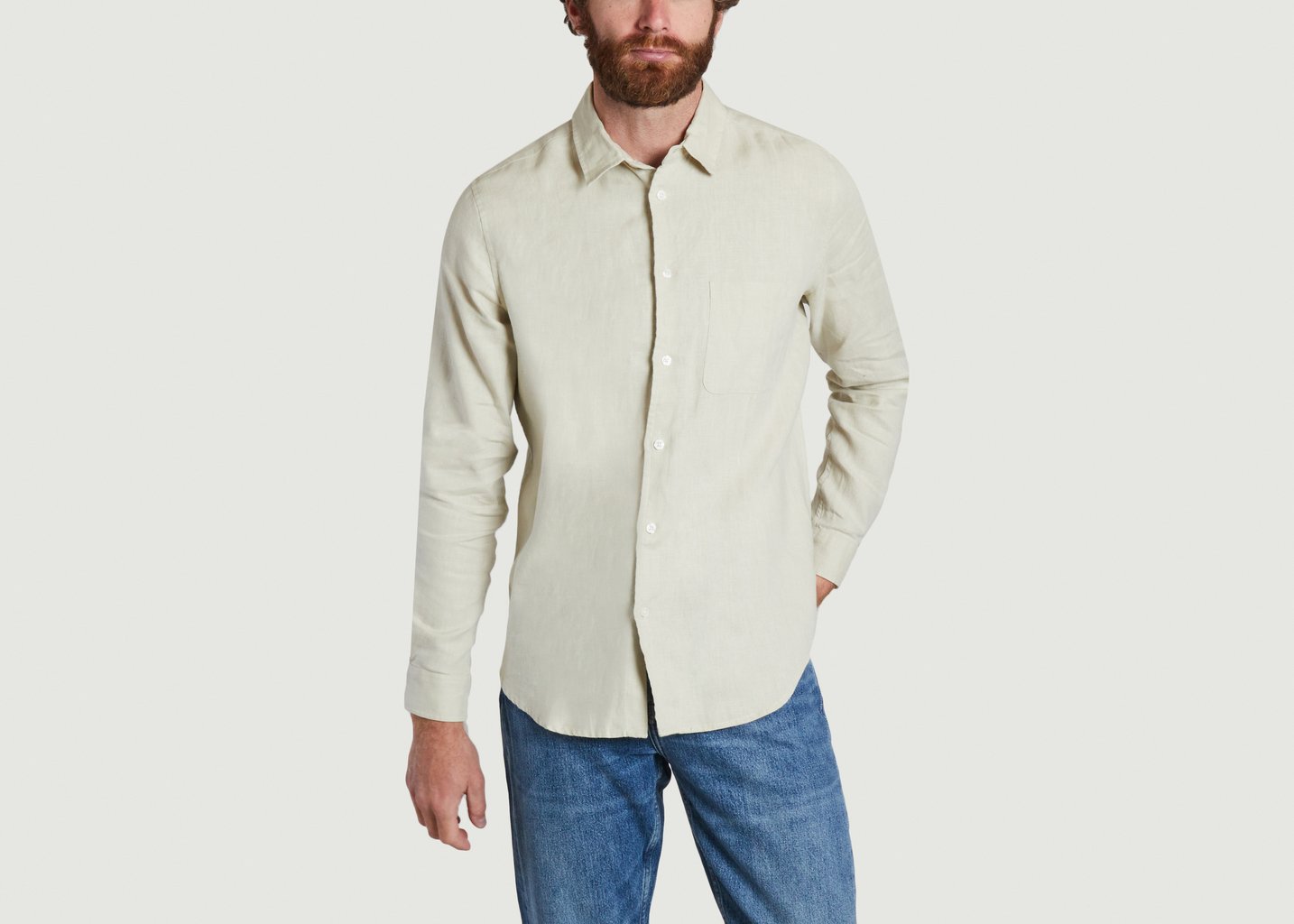 L'exception Chemise Liam 14239 Beige Samsoe & Samsoe