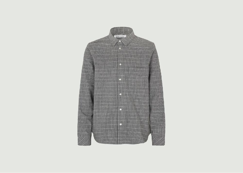 l'exception Chemise Liam 14975 Gris Samsoe & Samsoe