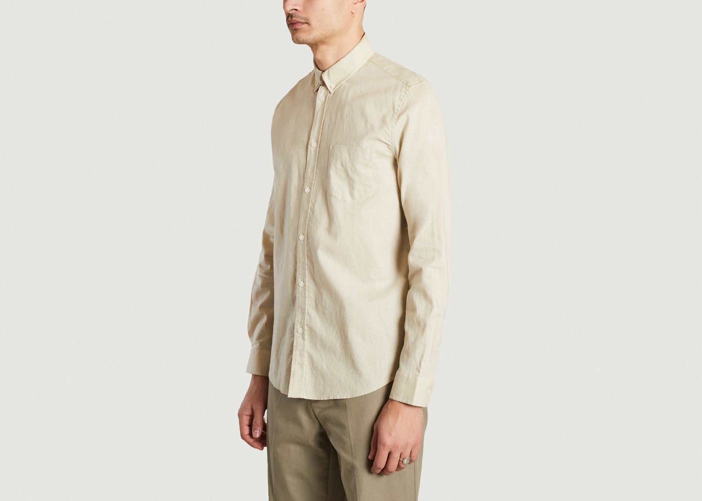 L'exception Chemise Liam BA Ecru Samsoe & Samsoe