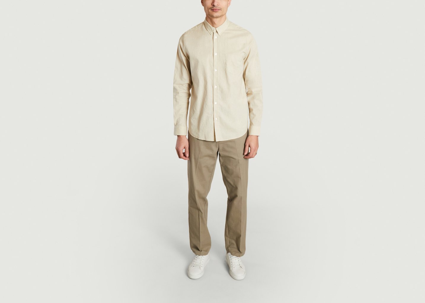 L'exception Chemise Liam BA Ecru Samsoe & Samsoe