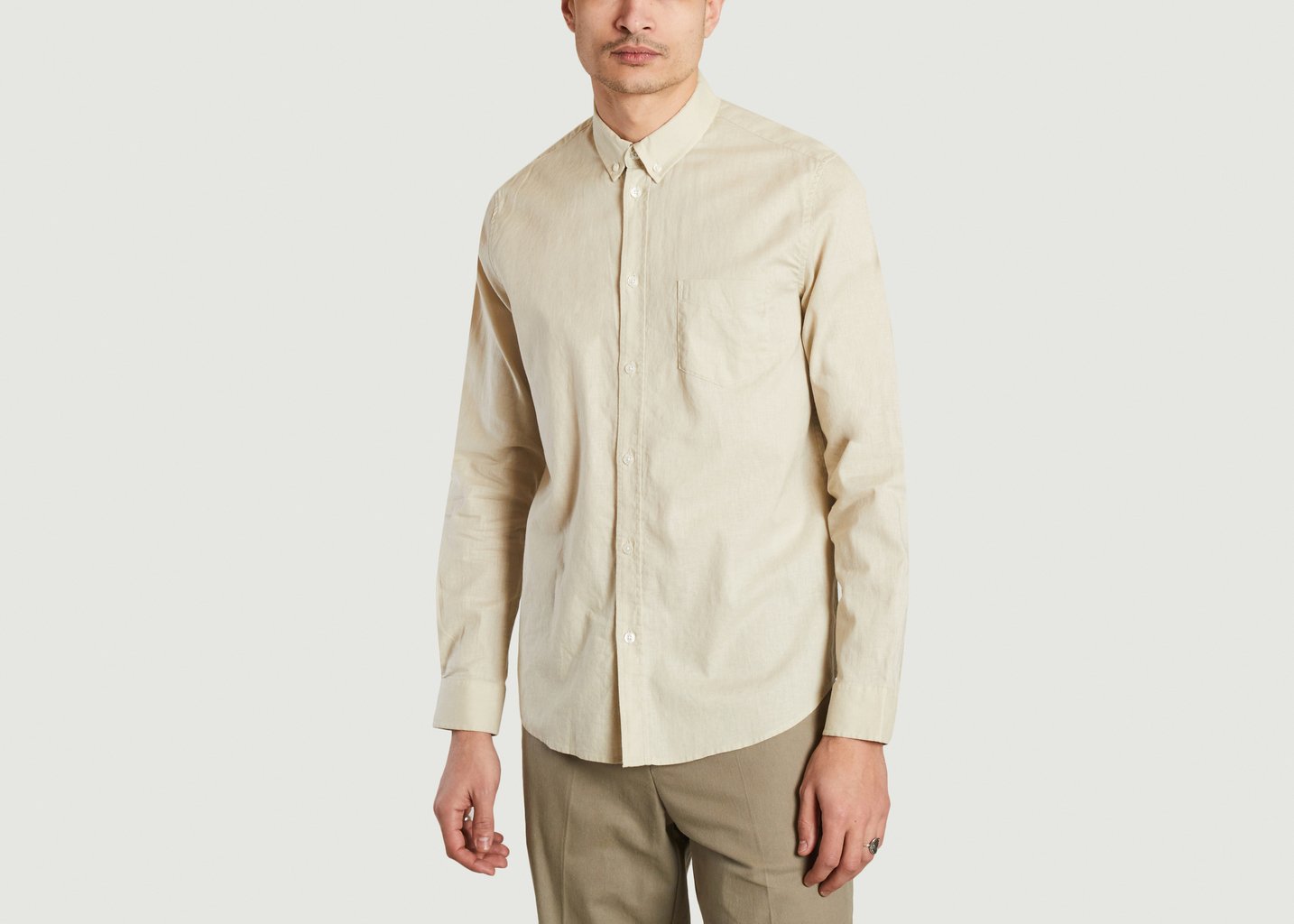 l'exception Chemise Liam BA Ecru Samsoe & Samsoe