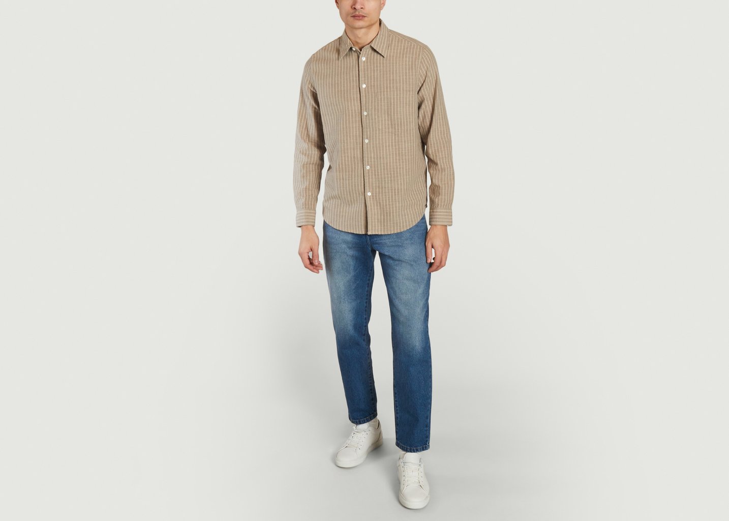 L'exception Chemise Liam Beige Samsoe & Samsoe