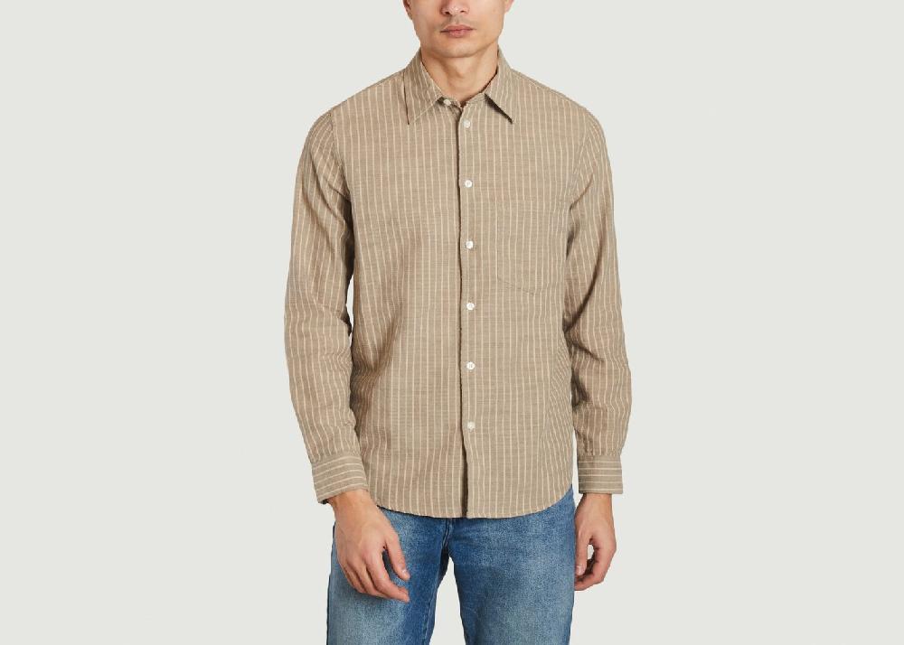 l'exception Chemise Liam Beige Samsoe & Samsoe