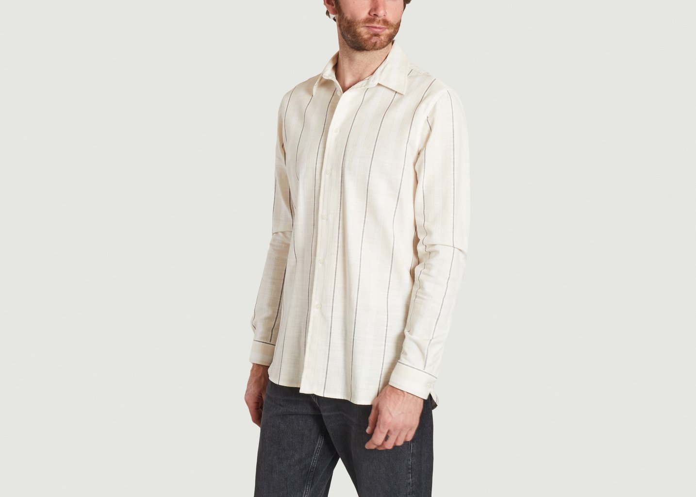 L'exception Chemise Liam Crème Samsoe & Samsoe