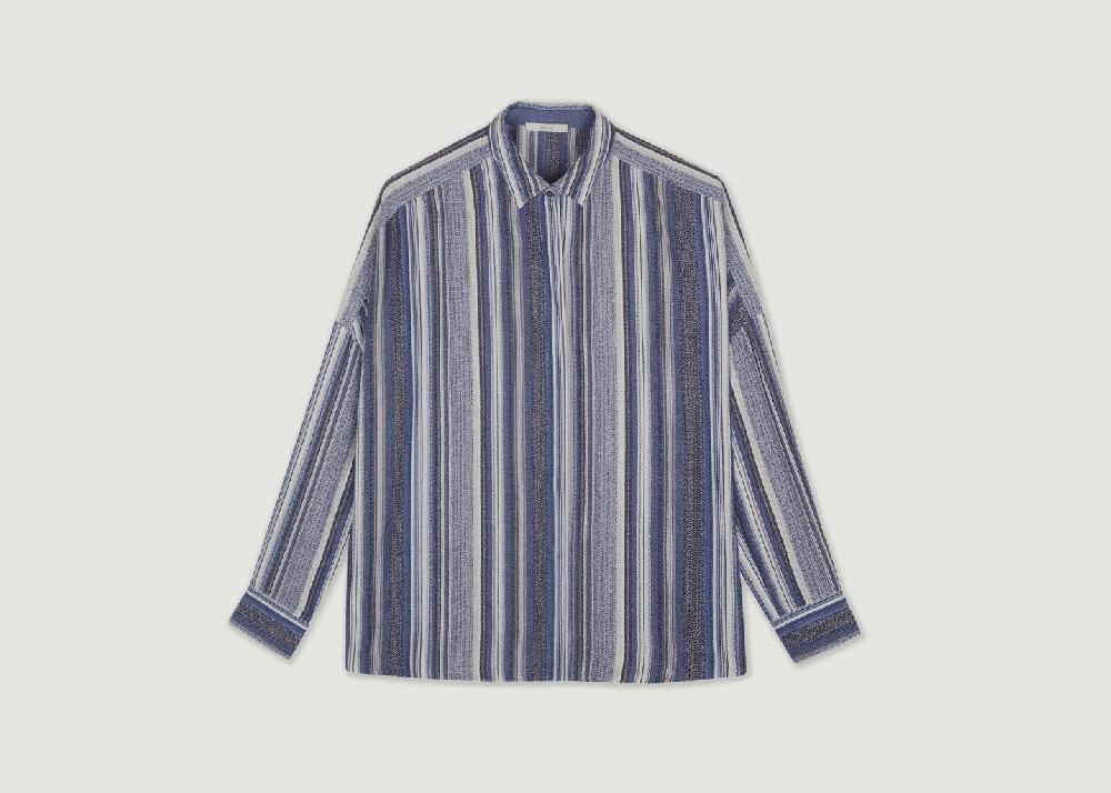 l'exception Chemise Lima Bleu Sessùn