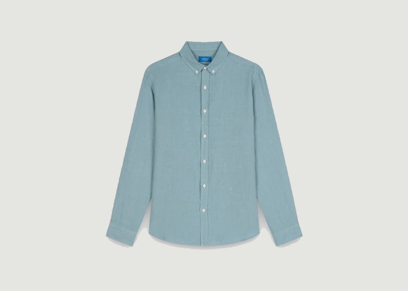 l'exception Chemise lin Bleu Clair Apnee