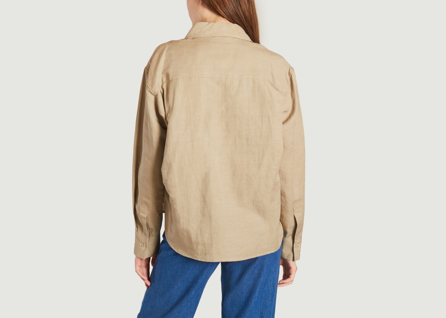 L'exception Chemise Loose Benco Beige Ba&sh