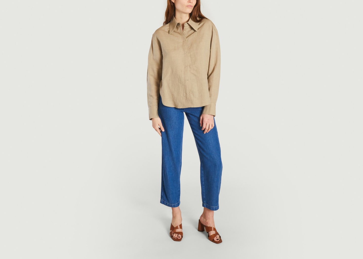 L'exception Chemise Loose Benco Beige Ba&sh