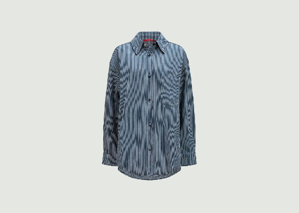l'exception Chemise Main Wom Bleu Marine AUTRY