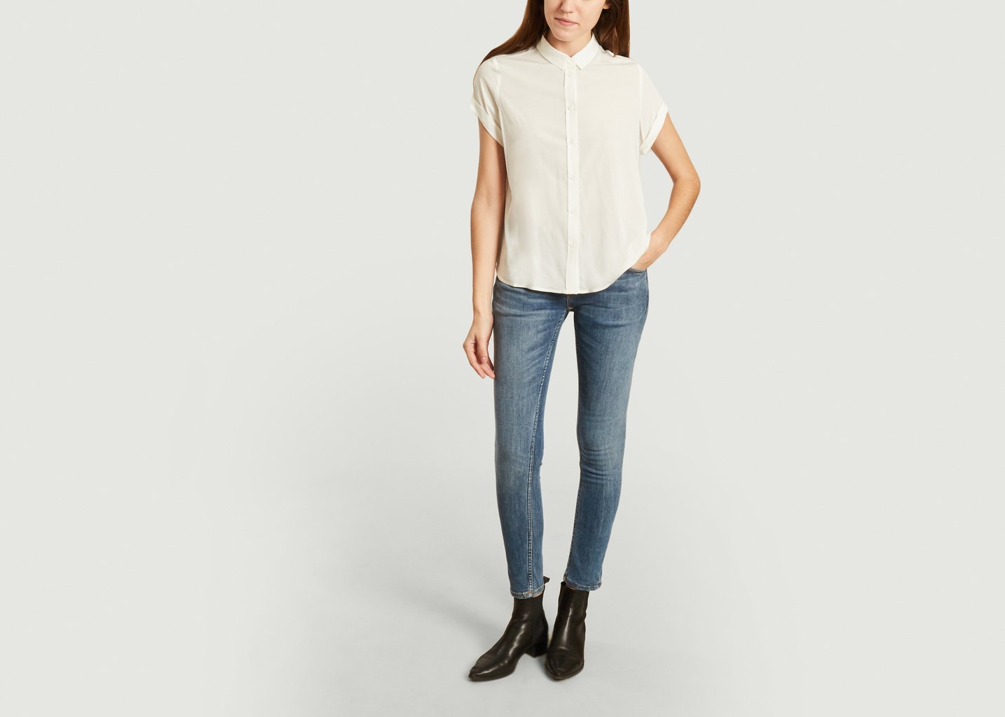 L'exception Chemise Majan Blanc Samsoe & Samsoe