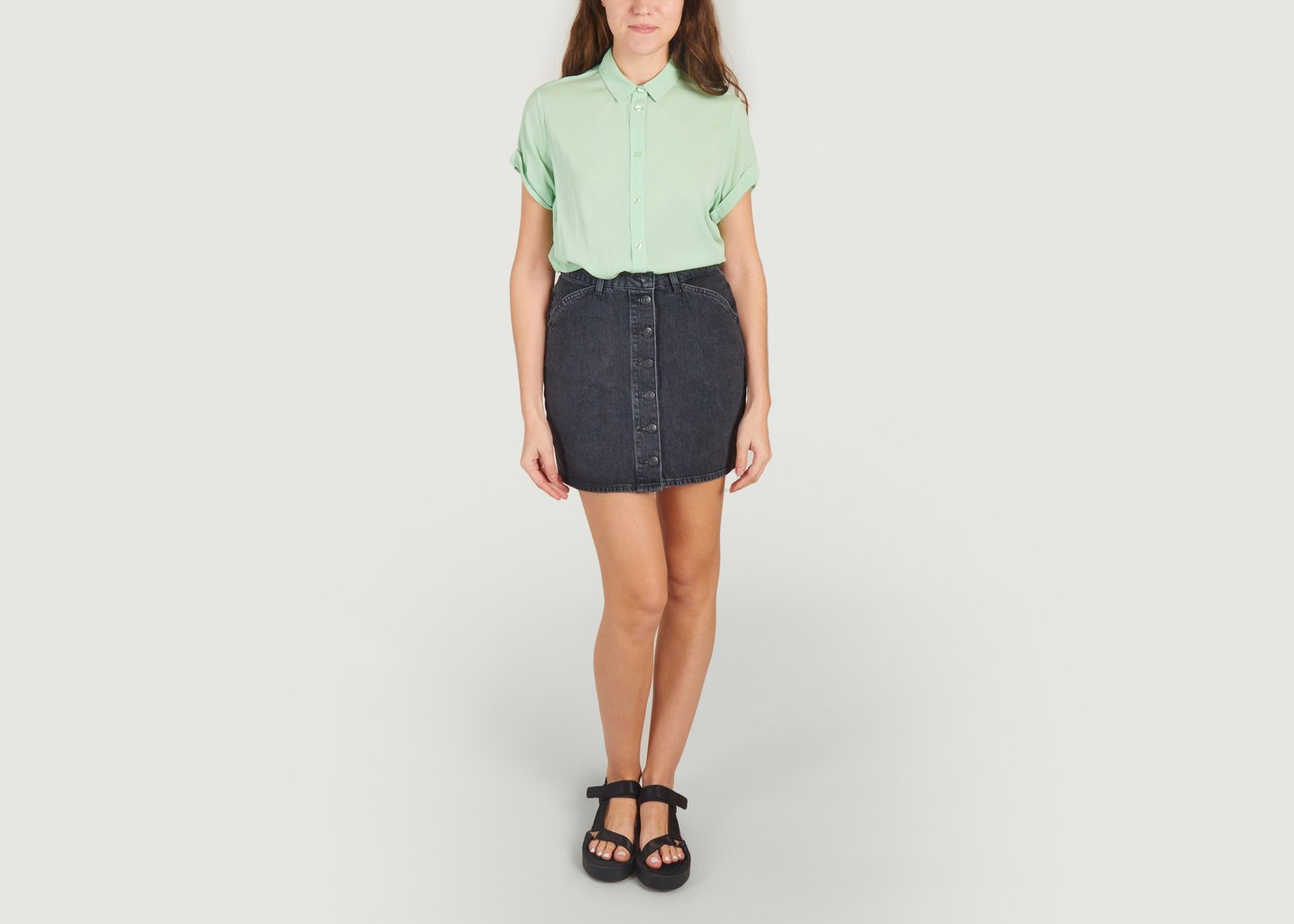 L'exception Chemise Majan Vert Pomme Samsoe & Samsoe
