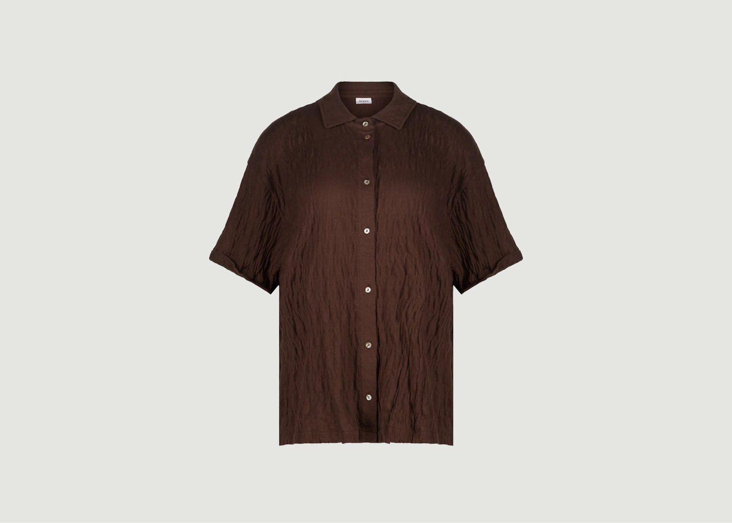 l'exception Chemise Manta Marron Nénés Paris