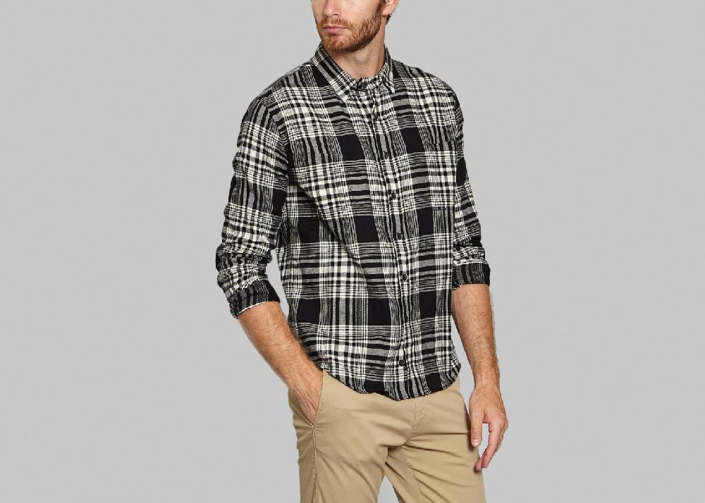 L'exception Chemise Martxel Noir Loreak Mendian