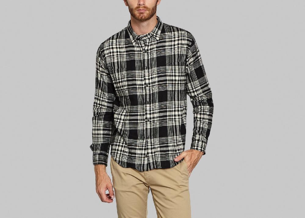 l'exception Chemise Martxel Noir Loreak Mendian