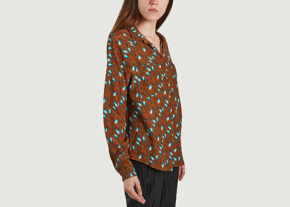 L'exception Chemise Mirtha Marron Tinsels