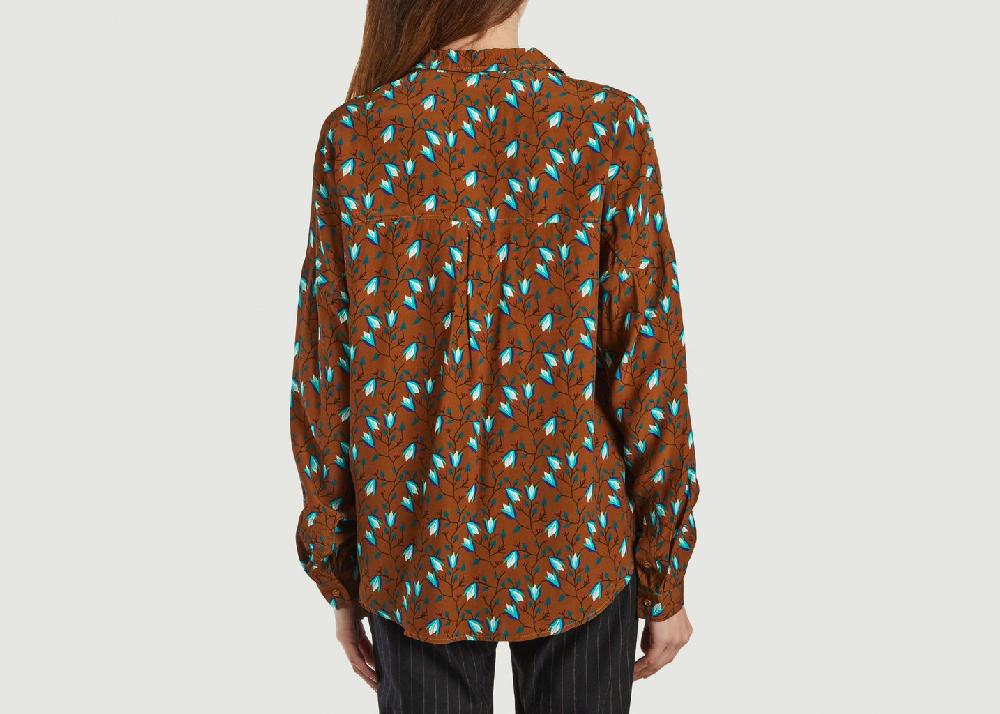 L'exception Chemise Mirtha Marron Tinsels