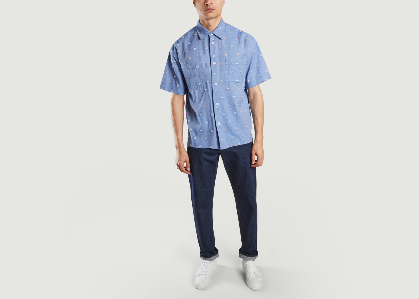 L'exception Chemise Mitchum Bleu YMC