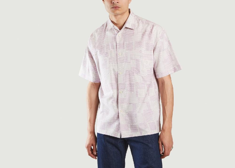 l'exception Chemise Mitchum Ecru YMC