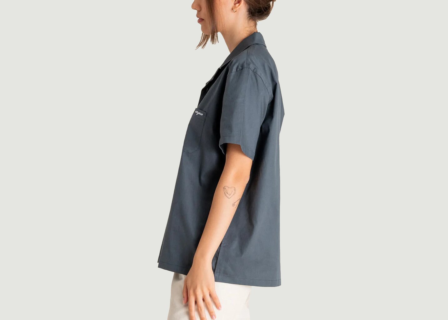 L'exception Chemise Oia Bleu Pétrole Noyoco