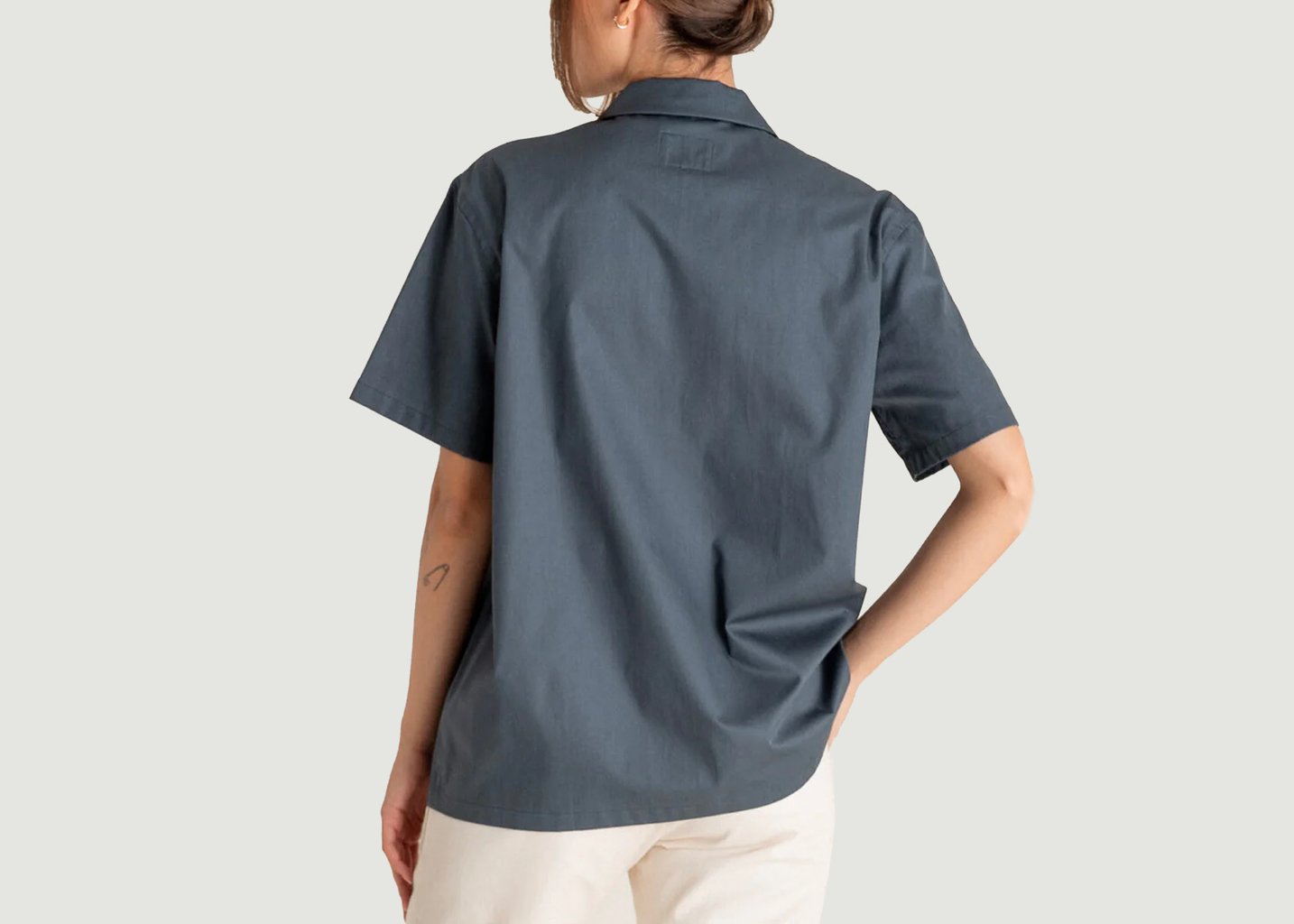 L'exception Chemise Oia Bleu Pétrole Noyoco