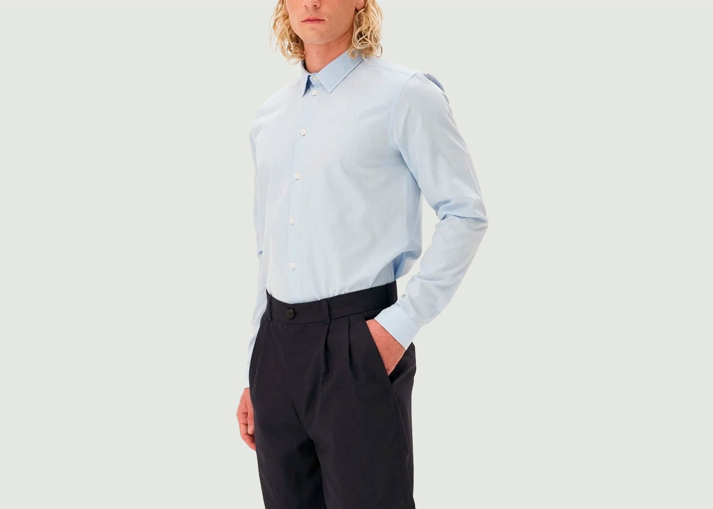 L'exception Chemise Ontario Bleu Clair Noyoco