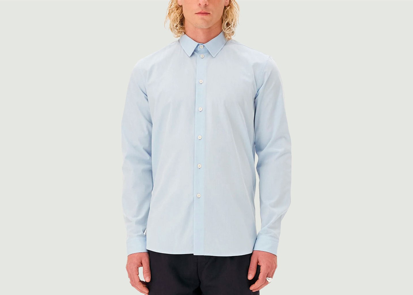 L'exception Chemise Ontario Bleu Clair Noyoco