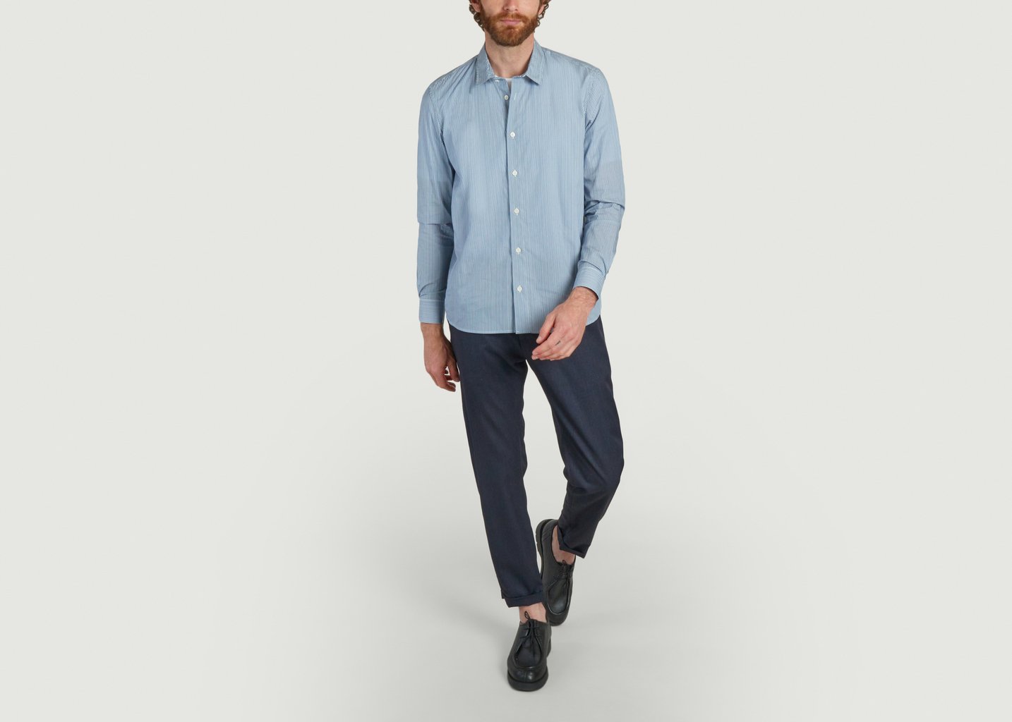 L'exception Chemise Ontario Bleu Noyoco