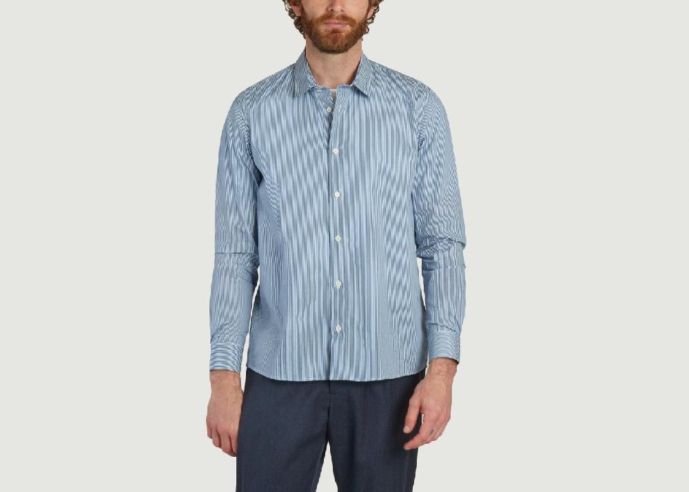 l'exception Chemise Ontario Bleu noyoco