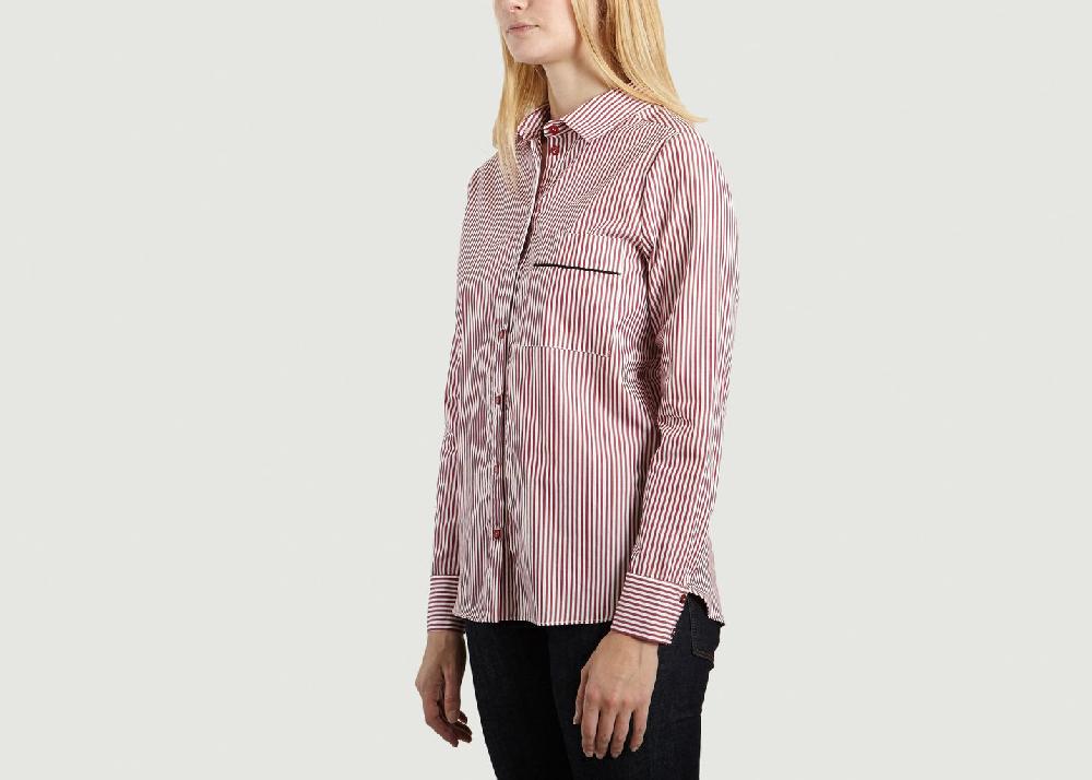 L'exception Chemise Pissaro Rouge Toupy