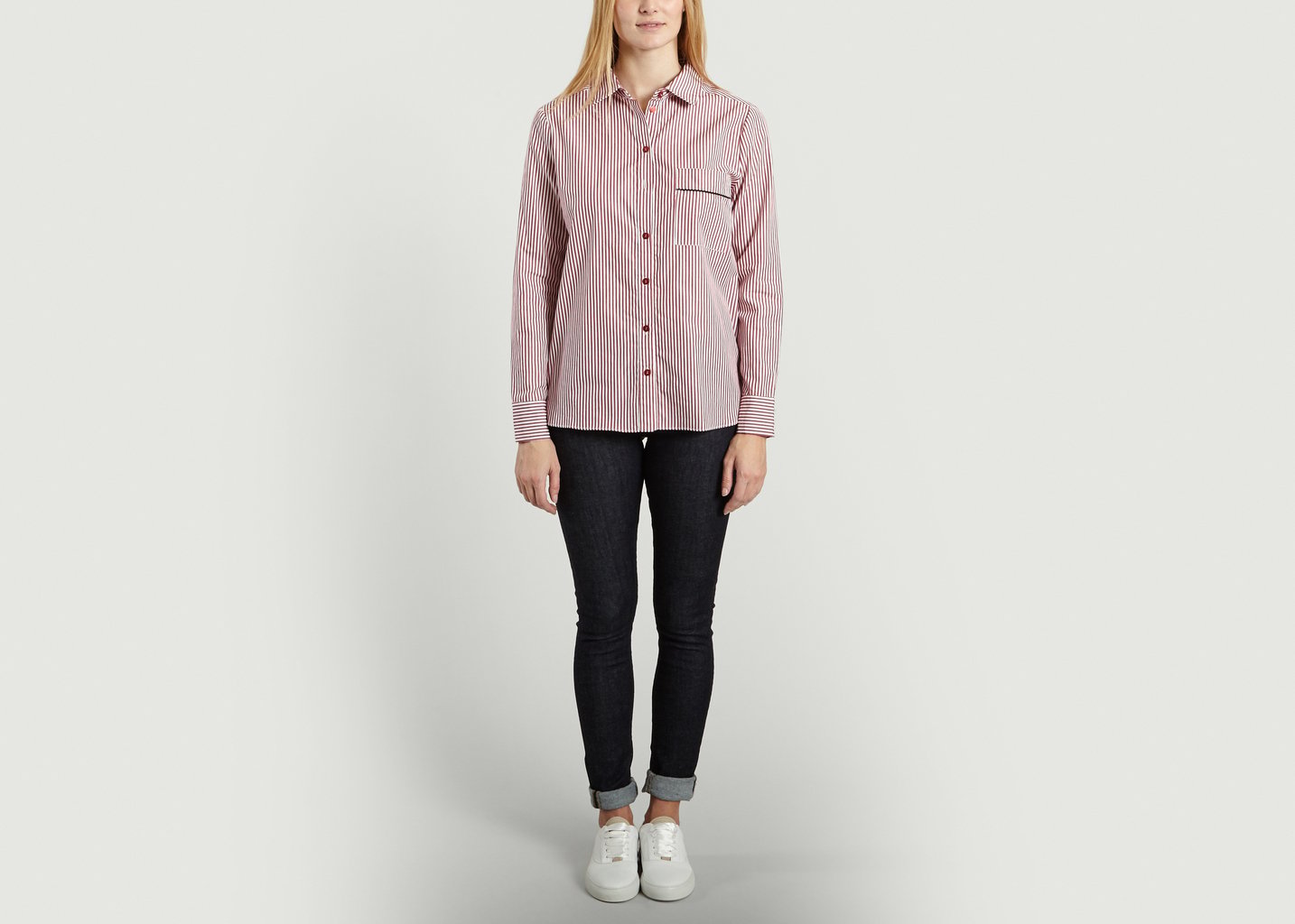 L'exception Chemise Pissaro Rouge Toupy