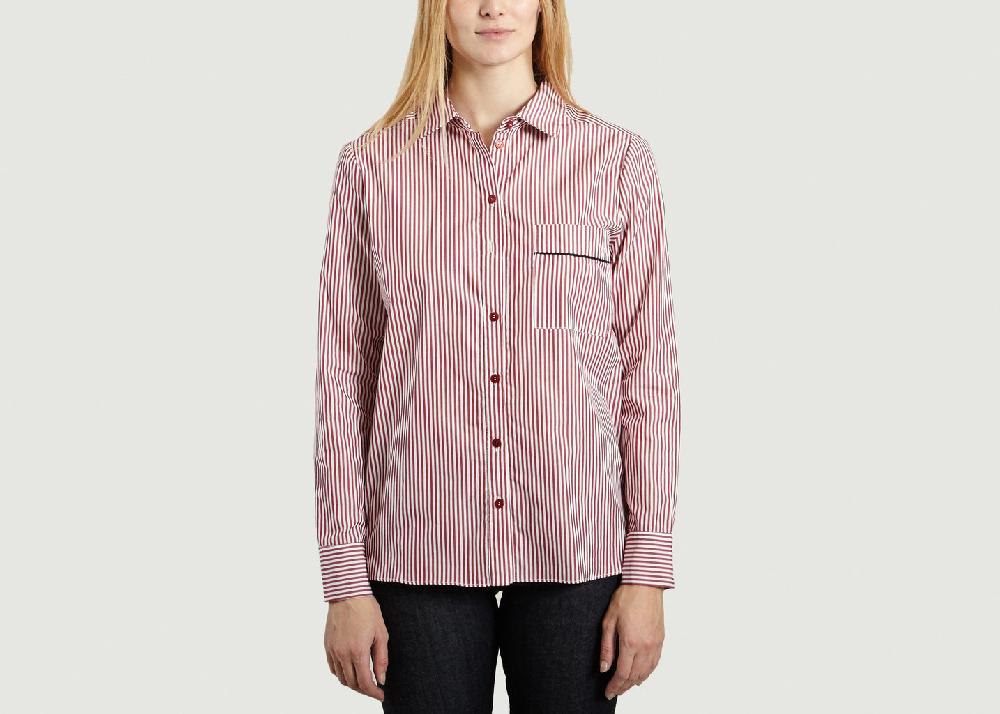 l'exception Chemise Pissaro Rouge Toupy