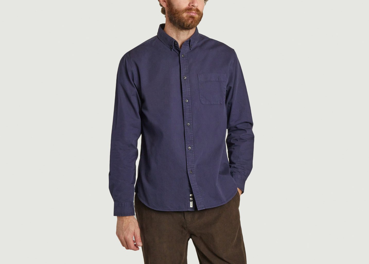 L'exception Chemise Raeburn Bleu Marine KESTIN