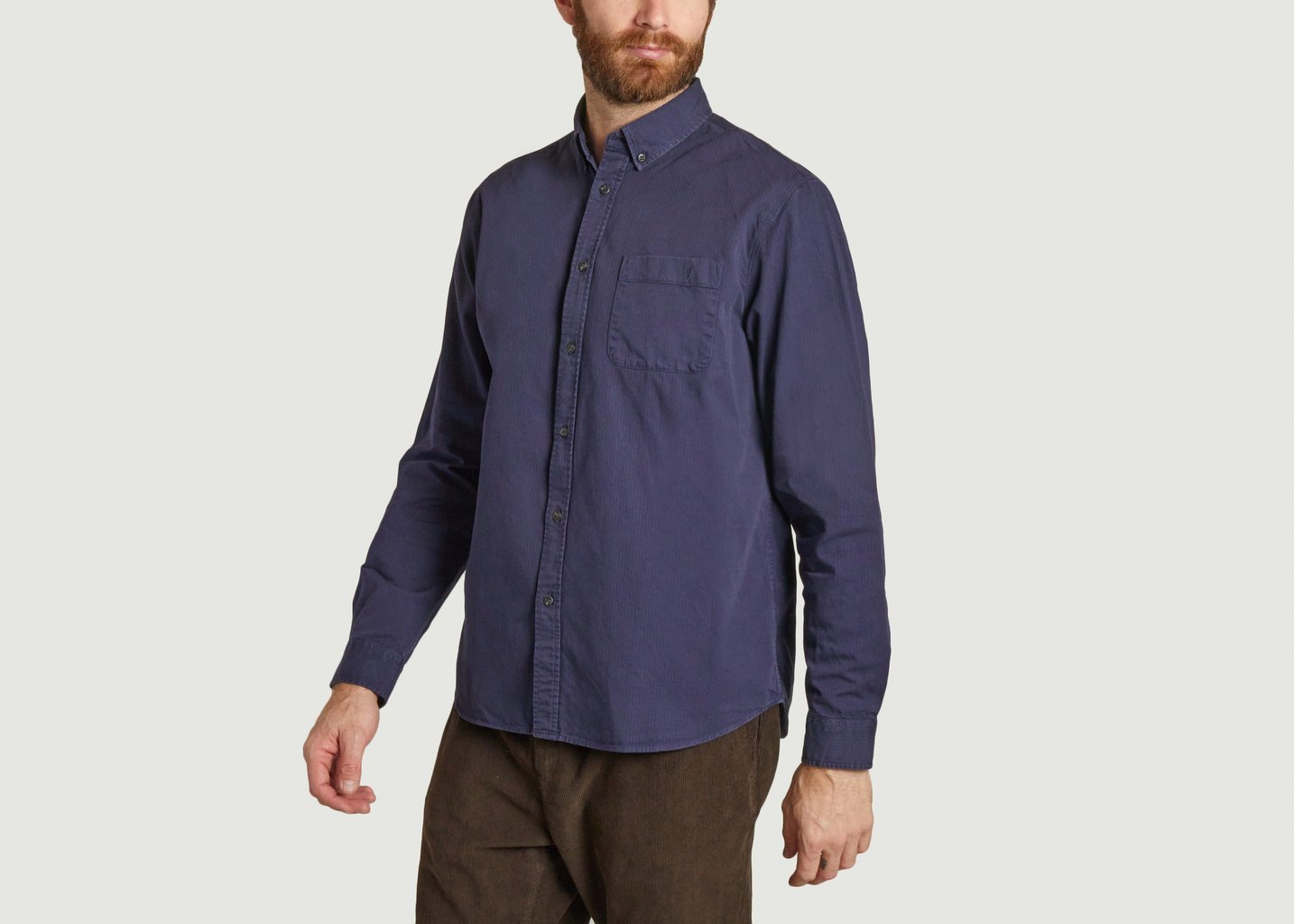 L'exception Chemise Raeburn Bleu Marine KESTIN