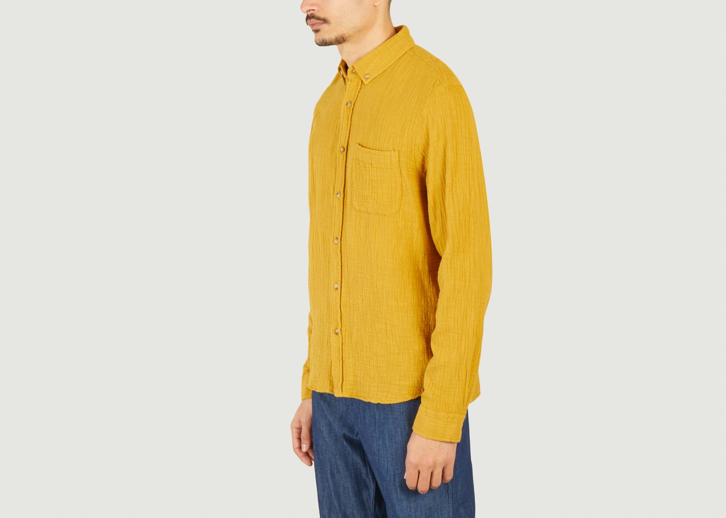 L'exception Chemise Raeburn Ocre KESTIN
