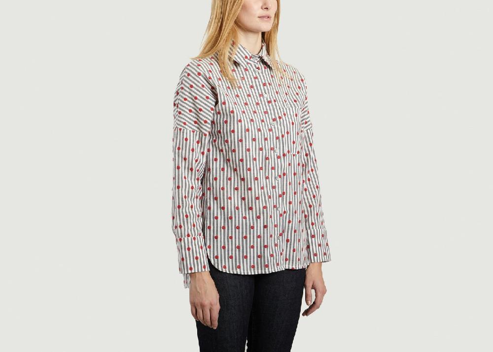 L'exception Chemise Riposte Bleu Clair Toupy