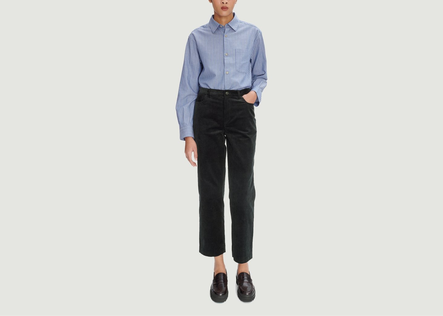 l'exception Chemise Sela Bleu Clair APC Paris