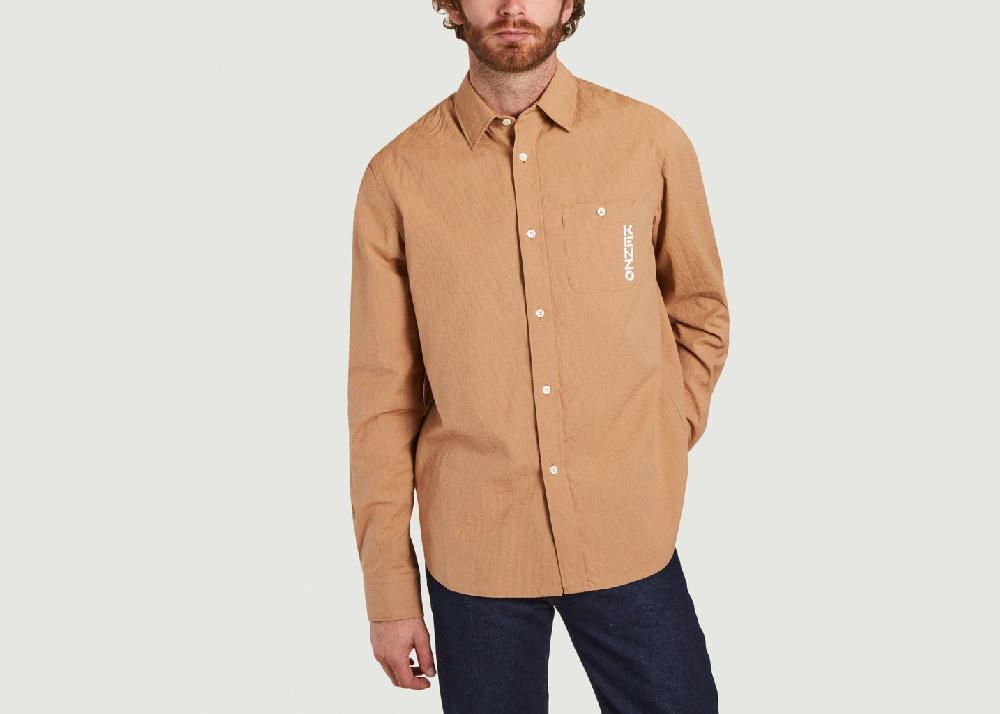 l'exception Chemise siglée en coton Brique Kenzo