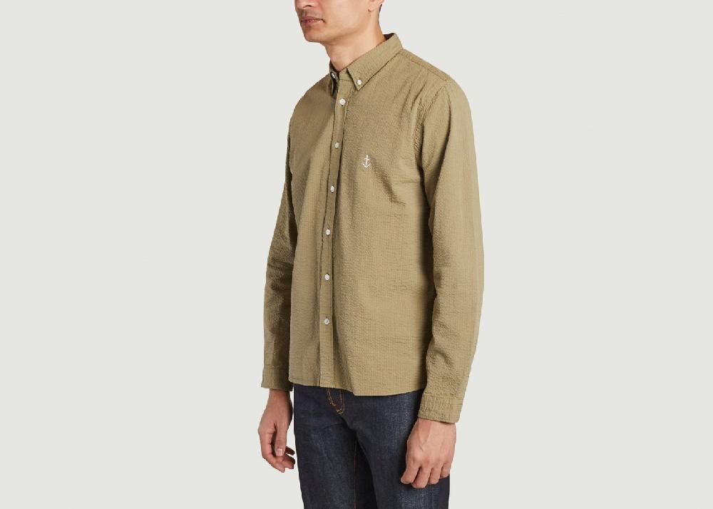 L'exception Chemise Siglée Teles Khaki La Paz
