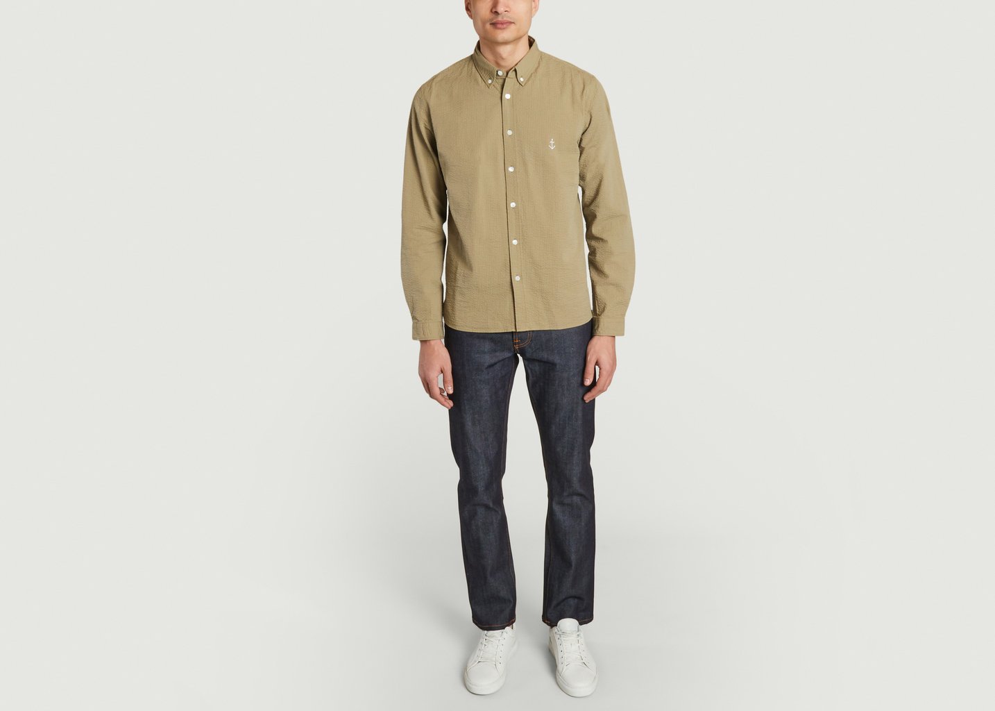 L'exception Chemise Siglée Teles Khaki La Paz