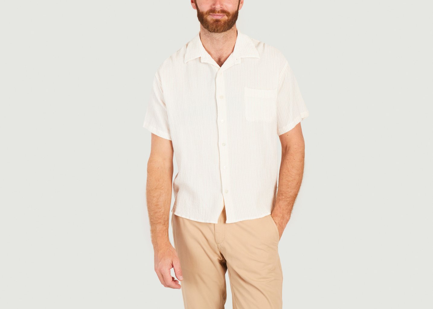 l'exception Chemise Silveria Panama Ecru La Paz