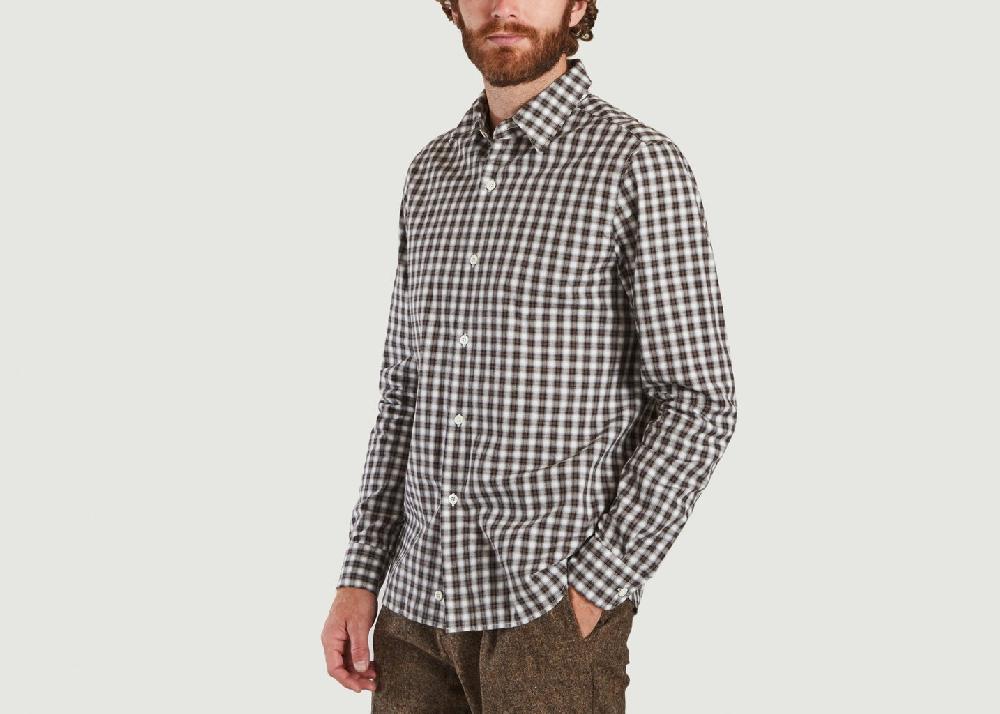 L'exception Chemise Thomas Chocolat Agnès B