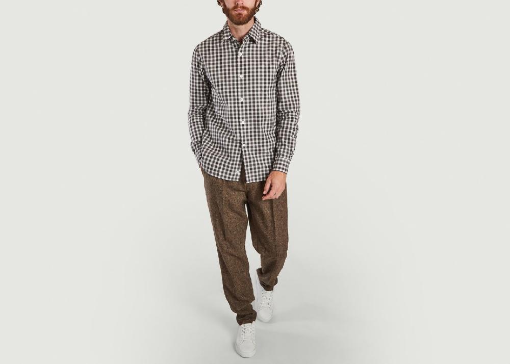 L'exception Chemise Thomas Chocolat Agnès B