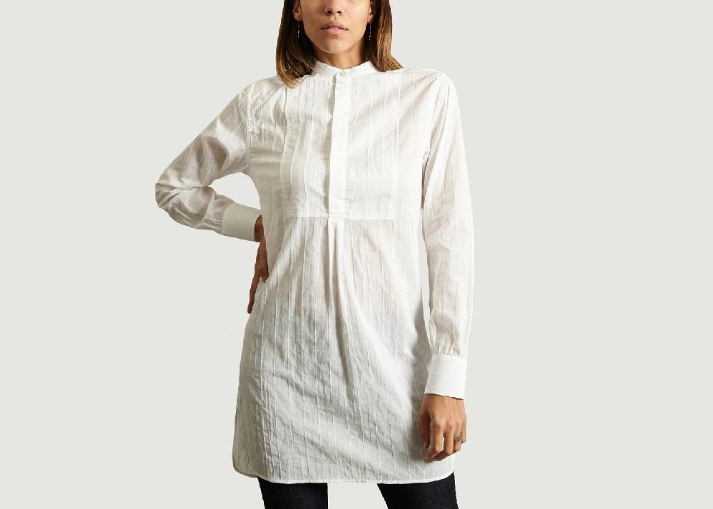 L'exception Chemise Tunique Blanc Laquintane