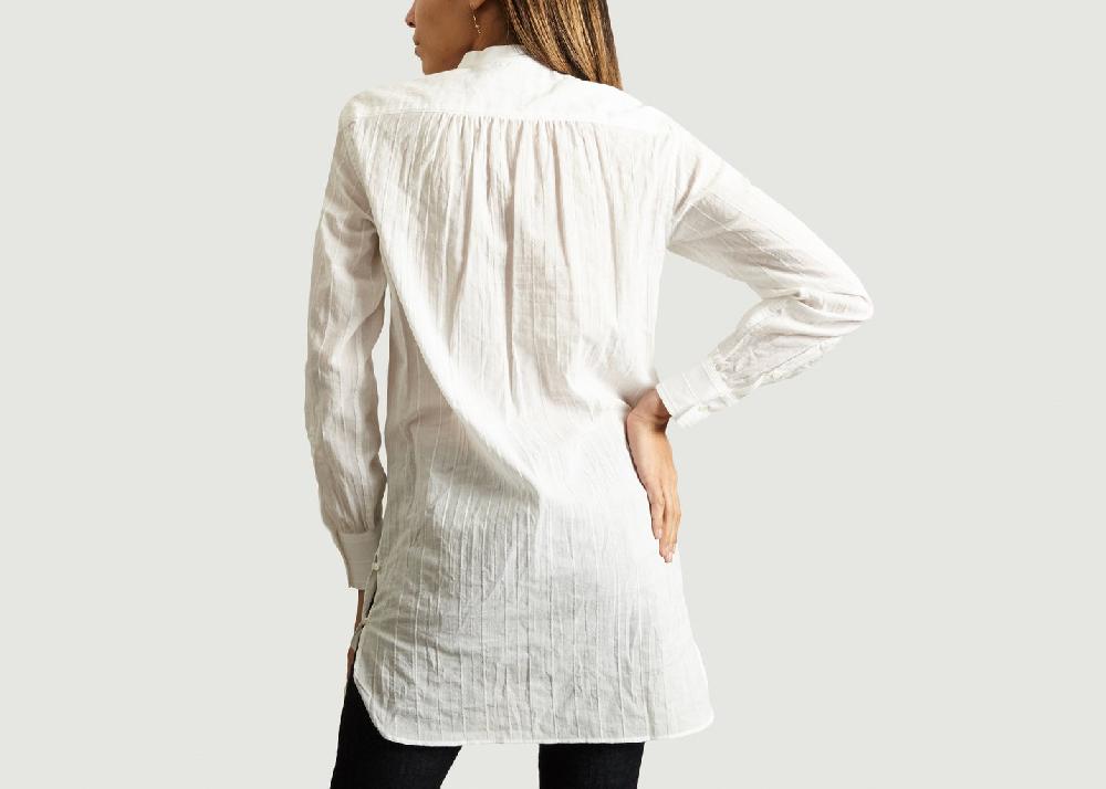 L'exception Chemise Tunique Blanc Laquintane