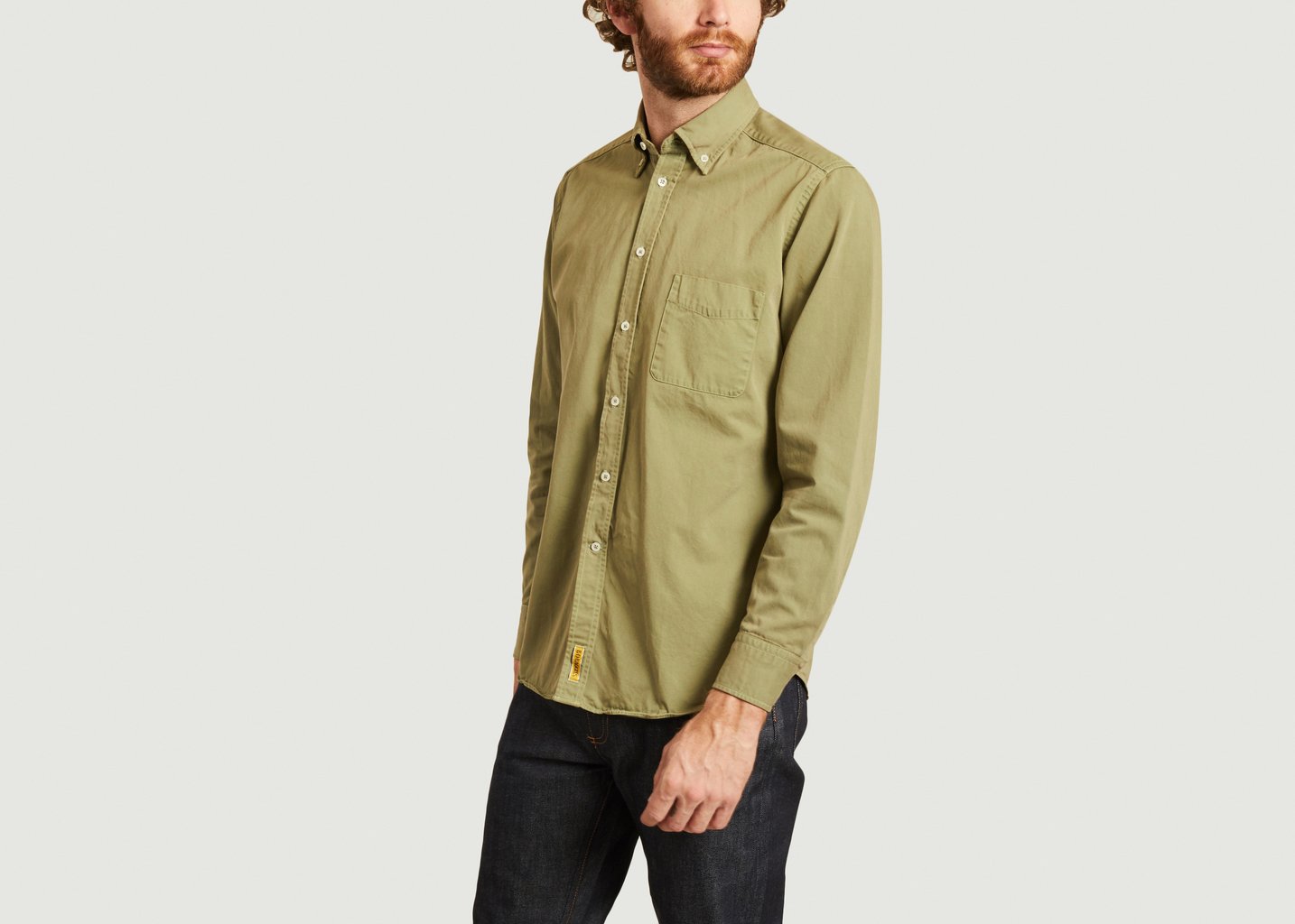 L'exception Chemise Twill Olive B.D Baggies
