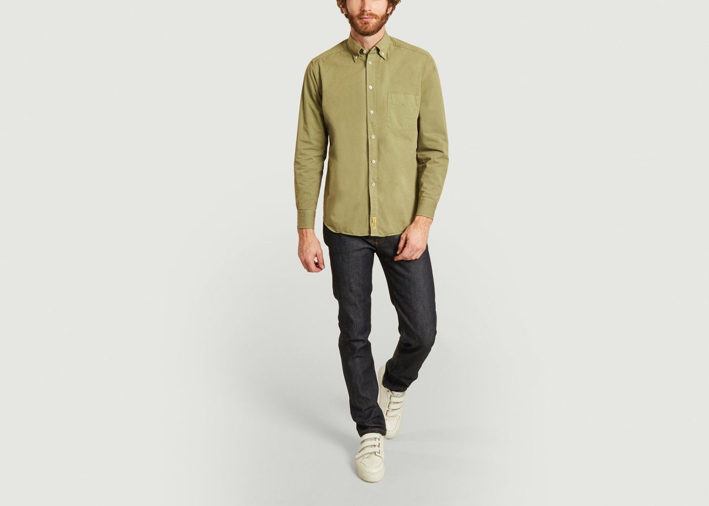 L'exception Chemise Twill Olive B.D Baggies