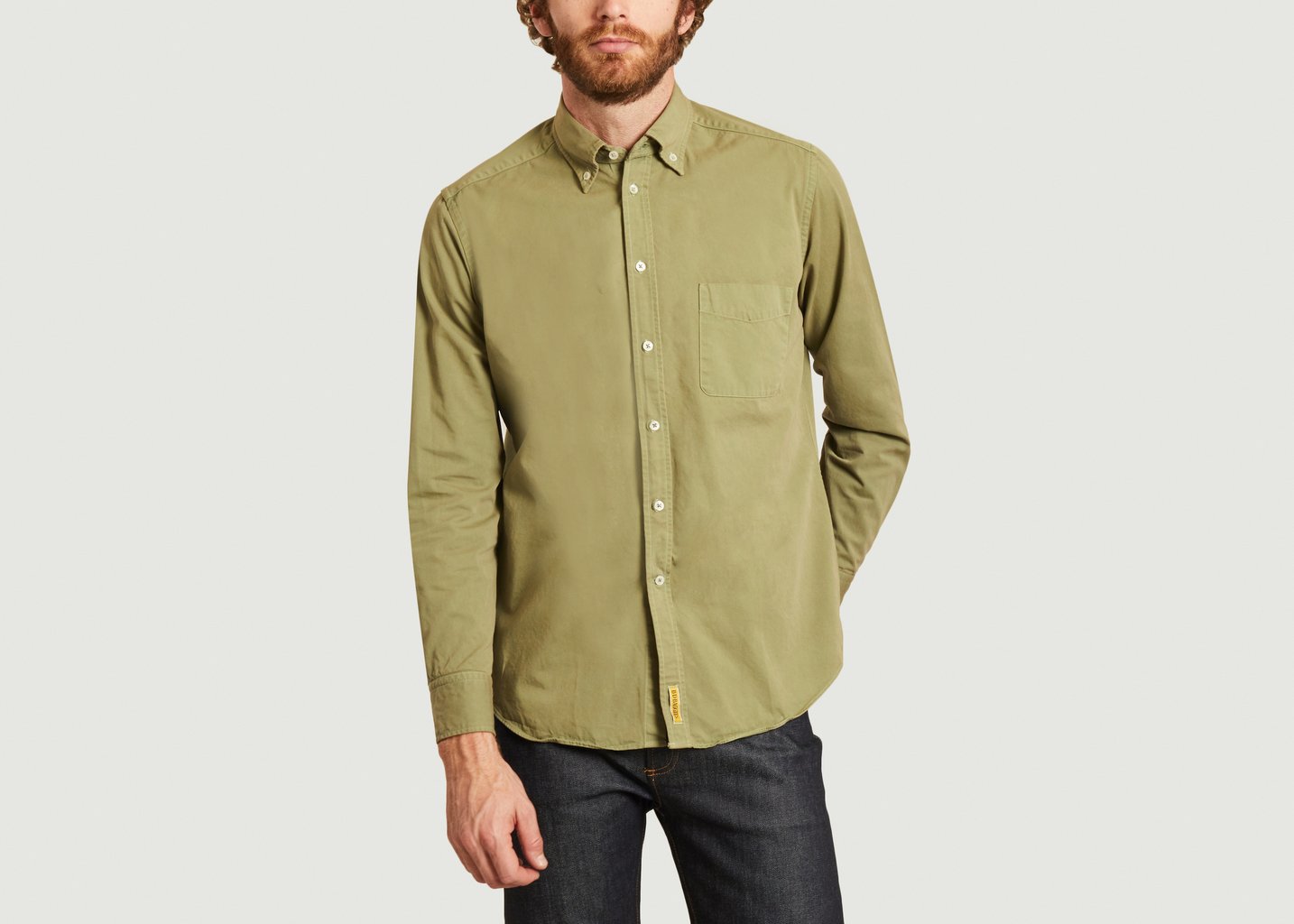 l'exception Chemise Twill Olive B.D Baggies