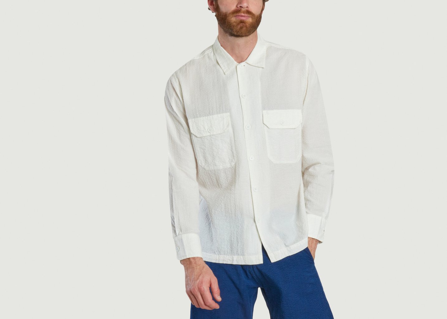 L'exception Chemise Utility Blanc Universal Works